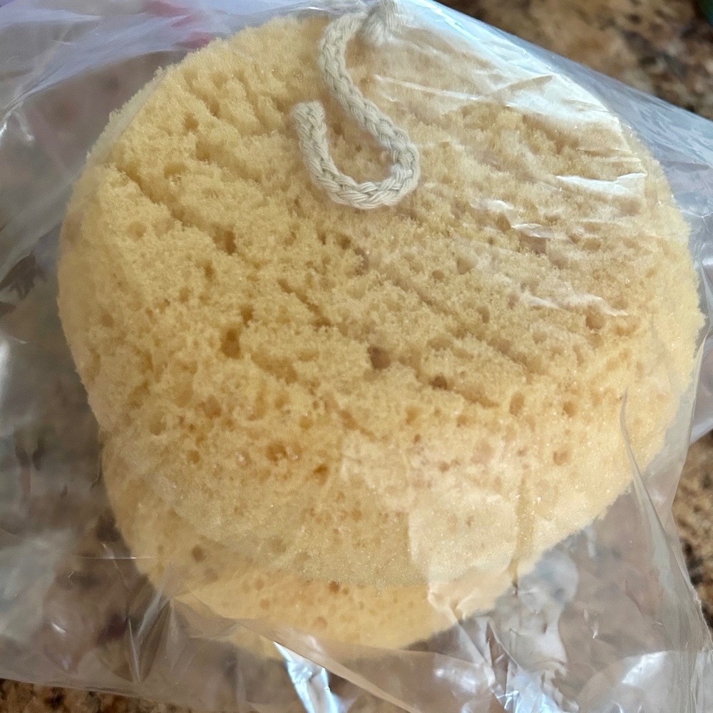 NWOT Set Of 2 Faux Sea Foam Bath Body Shower Sponge